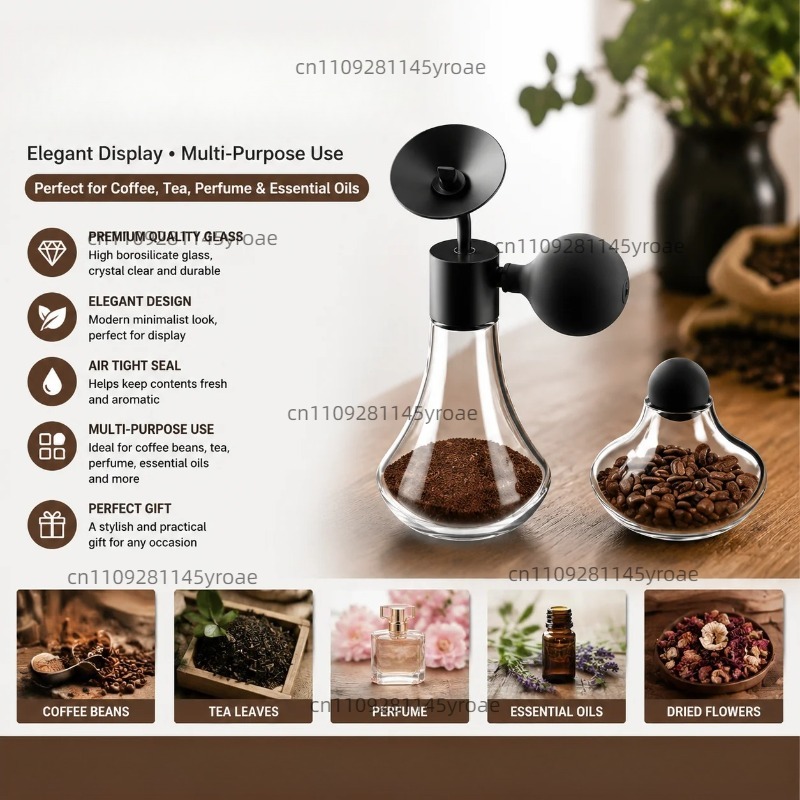Coffee Bean & Tea Menu - Cam Aroma Numune Şişesi Kahve Çekirdeği