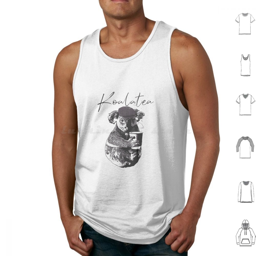 Coffee Tea Jokes - Koalatea Tank Tops Yelek Kolsuz Çay