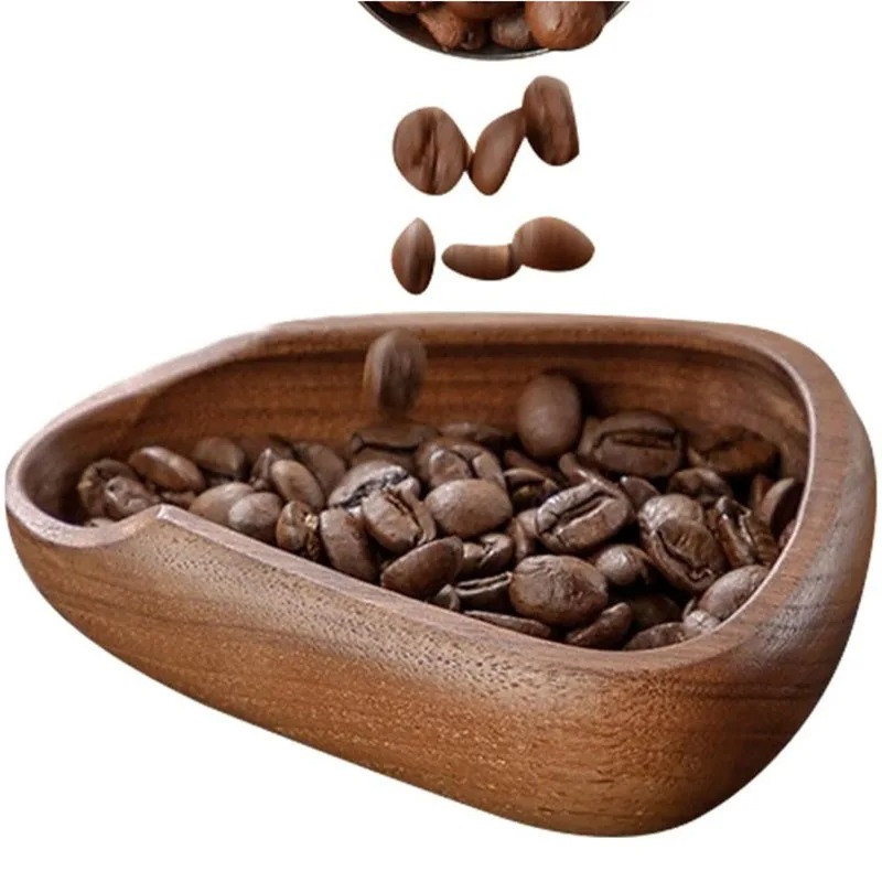 Coffee Tea And Bean - Kahve Çekirdekleri Doz Tepsileri katı ahşap