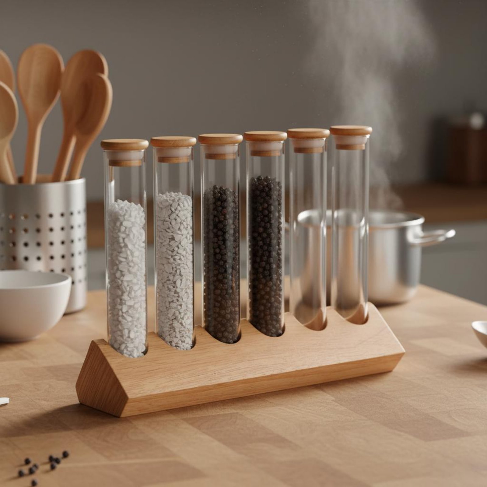 Ahşap Standlı Cam Tüp Saklama  - Coffee Bean & Tea Menu incelemesi ve fiyatı