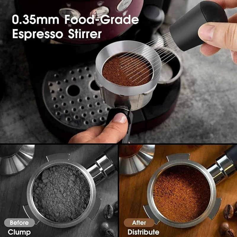 5 adet Espresso aksesuarları s - Coffee Tamper Leveler incelemesi ve fiyatı