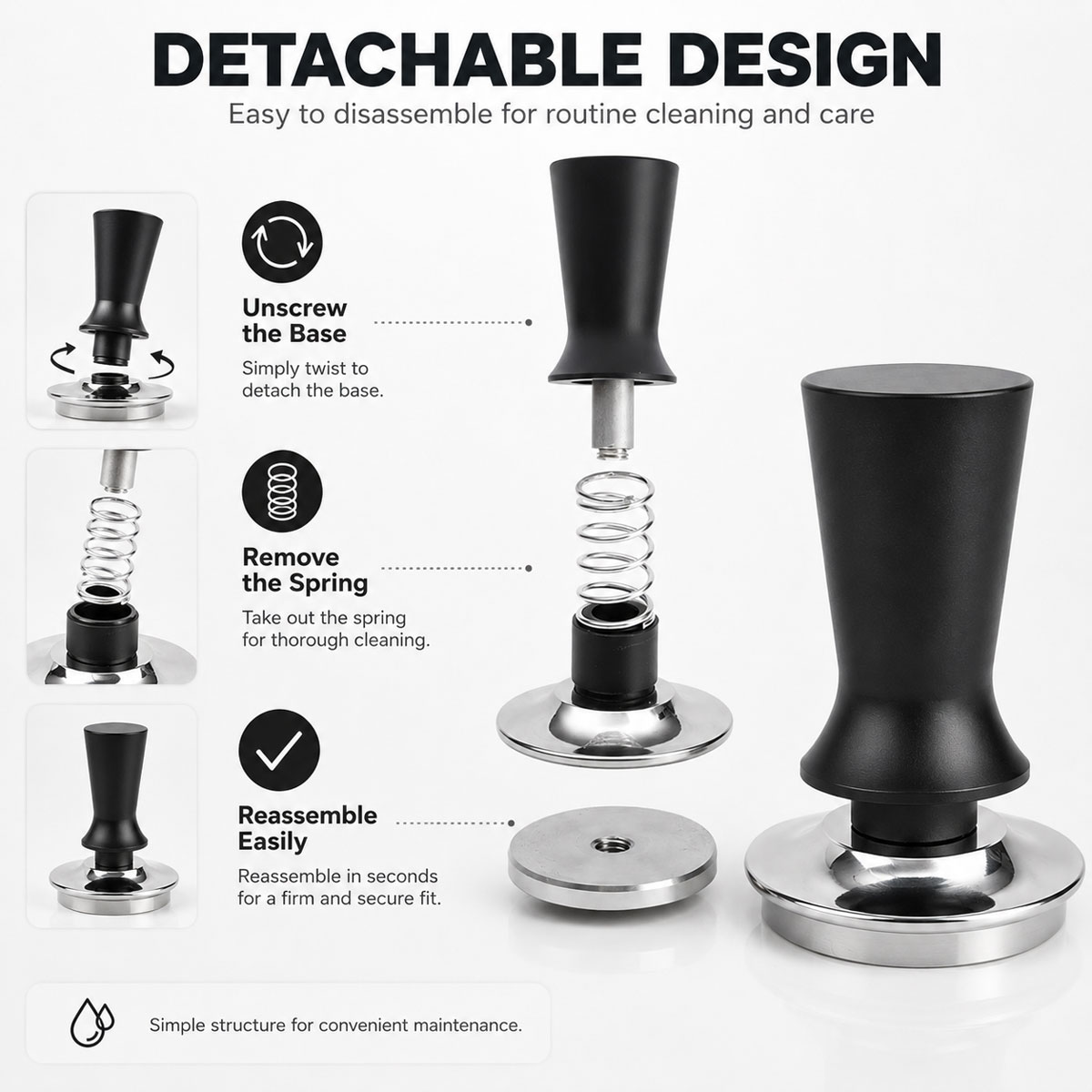 1 adet 51/53/58 mm Kahve Tampe - Coffee Tamper Leveler incelemesi ve fiyatı
