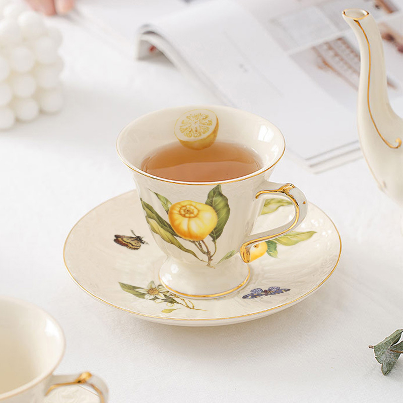 Retro Limon Seramik Çay Setler - Lemon Tea Coffee incelemesi ve fiyatı