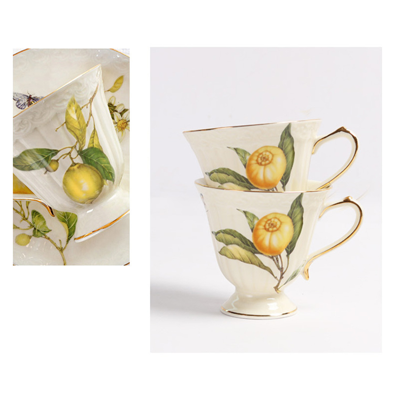 Retro Limon Seramik Çay Setler - Lemon Tea Coffee incelemesi ve fiyatı