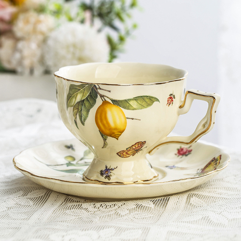 Avrupa Kırsal Tarzı Çay Seti,  - Lemon Tea Coffee incelemesi ve fiyatı