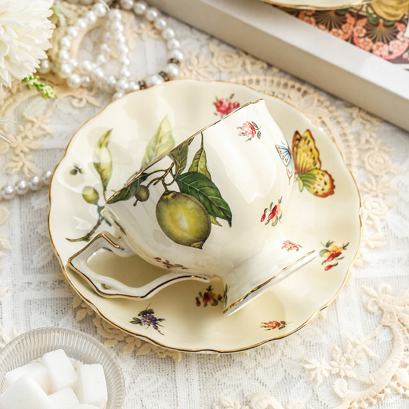 Avrupa Kırsal Tarzı Çay Seti,  - Lemon Tea Coffee incelemesi ve fiyatı