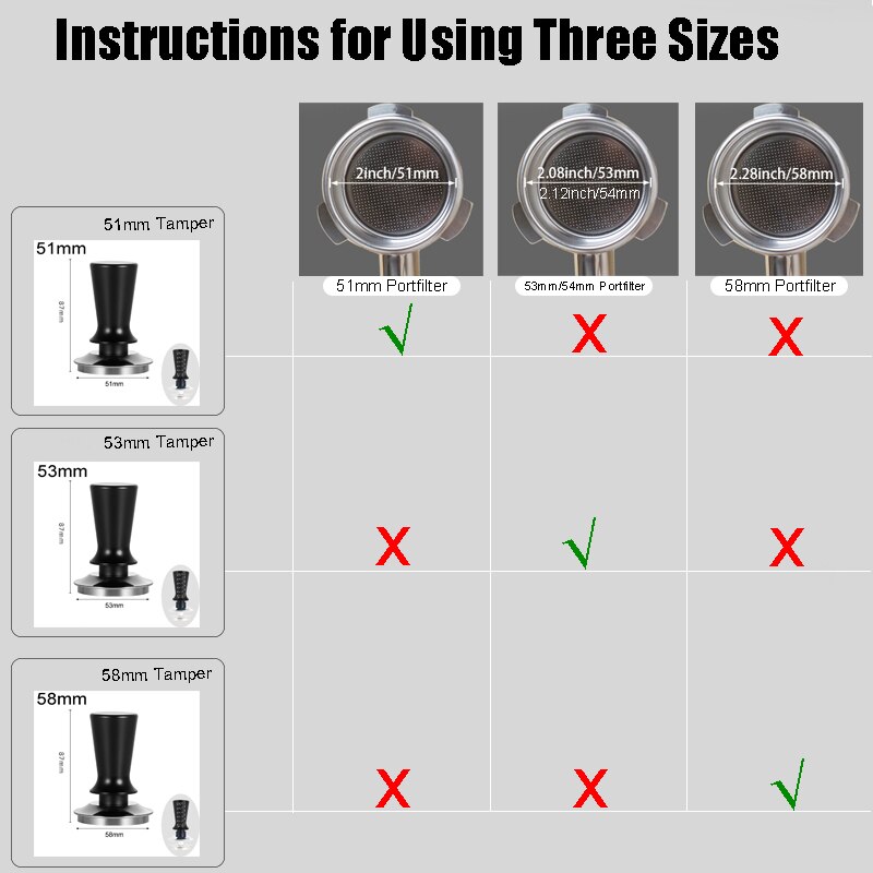 51mm 53mm 58mm Espresso Tamper - Coffee Tamper Leveler incelemesi ve fiyatı