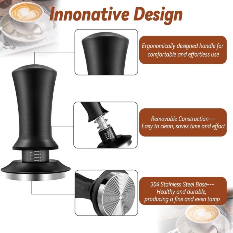 51/53/58mm Siyah Kahve El Tamp - Coffee Tamper Leveler incelemesi ve fiyatı