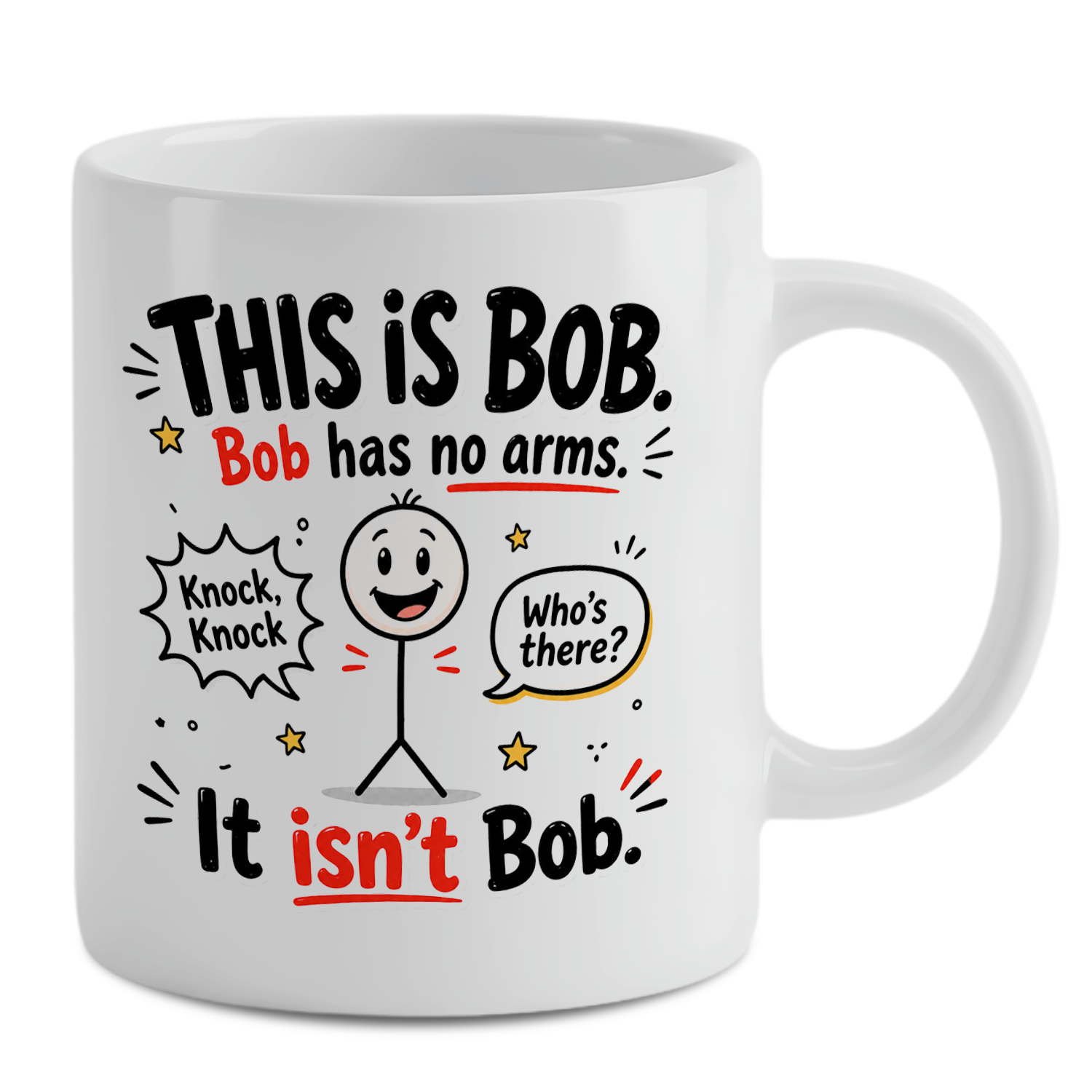 Komik Beyaz Seramik Kahve Kupa - Coffee Tea Jokes incelemesi ve fiyatı