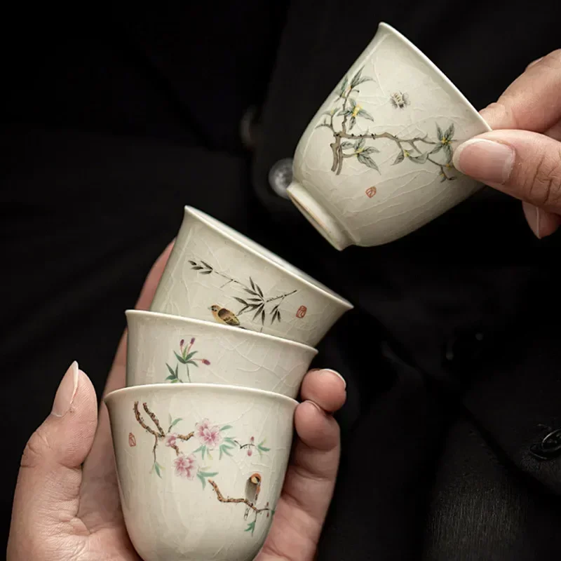 Retro Buz Çatlak Seramik Çay F - Coffee Tea Set Up incelemesi ve fiyatı