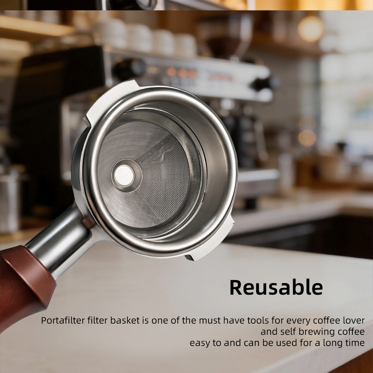 58mm Filtre Sepeti Portafiltre - Coffee Tamper Leveler incelemesi ve fiyatı