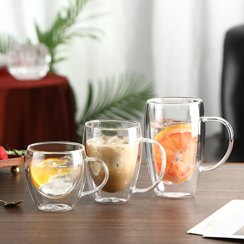 Şeffaf çift duvar cam kupa bam - Lemon Tea Coffee incelemesi ve fiyatı