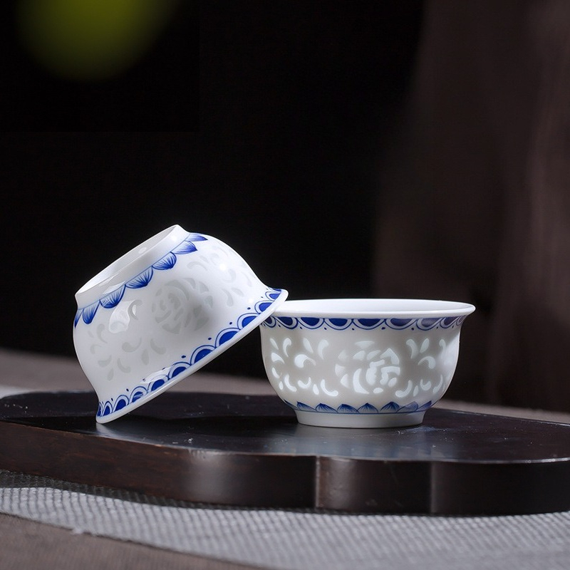 El Çizimi Mavi ve Beyaz Zarif  - Coffee Tea Set Up incelemesi ve fiyatı