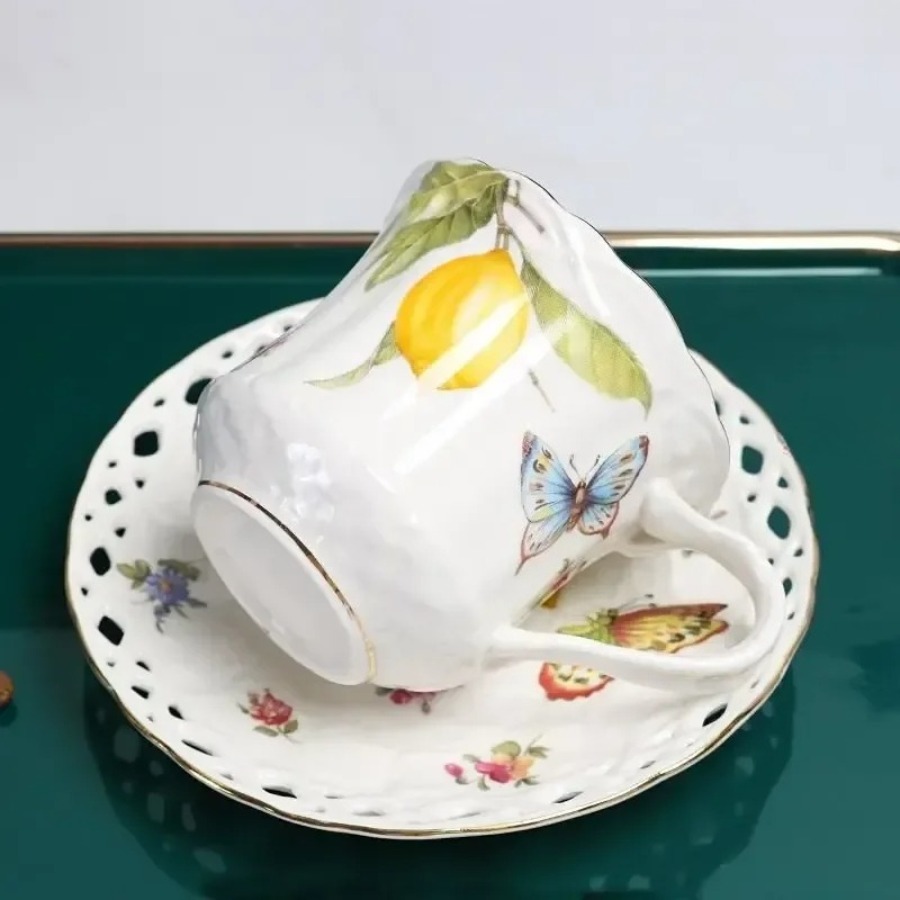 Avrupa Tarzı Çay Fincan Takımı - Lemon Tea Coffee incelemesi ve fiyatı